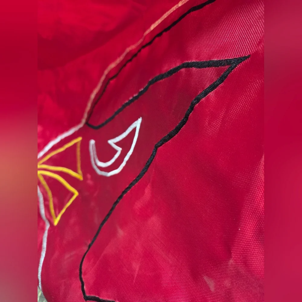 Arizona Cardinals Red Nylon Banner - Official Team Design